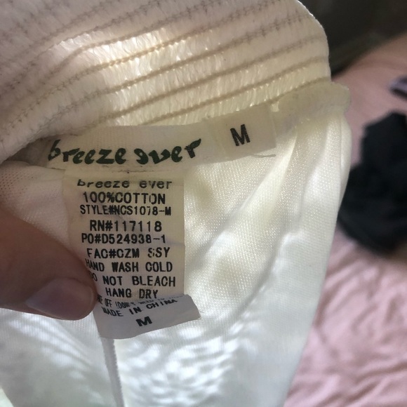 White and blue laced shorts - Picture 3 of 3